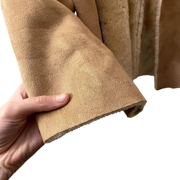 Axcess Liz Clairborne faux fur winter warm comfortable cardigan style top jacket - Picture 4 of 7